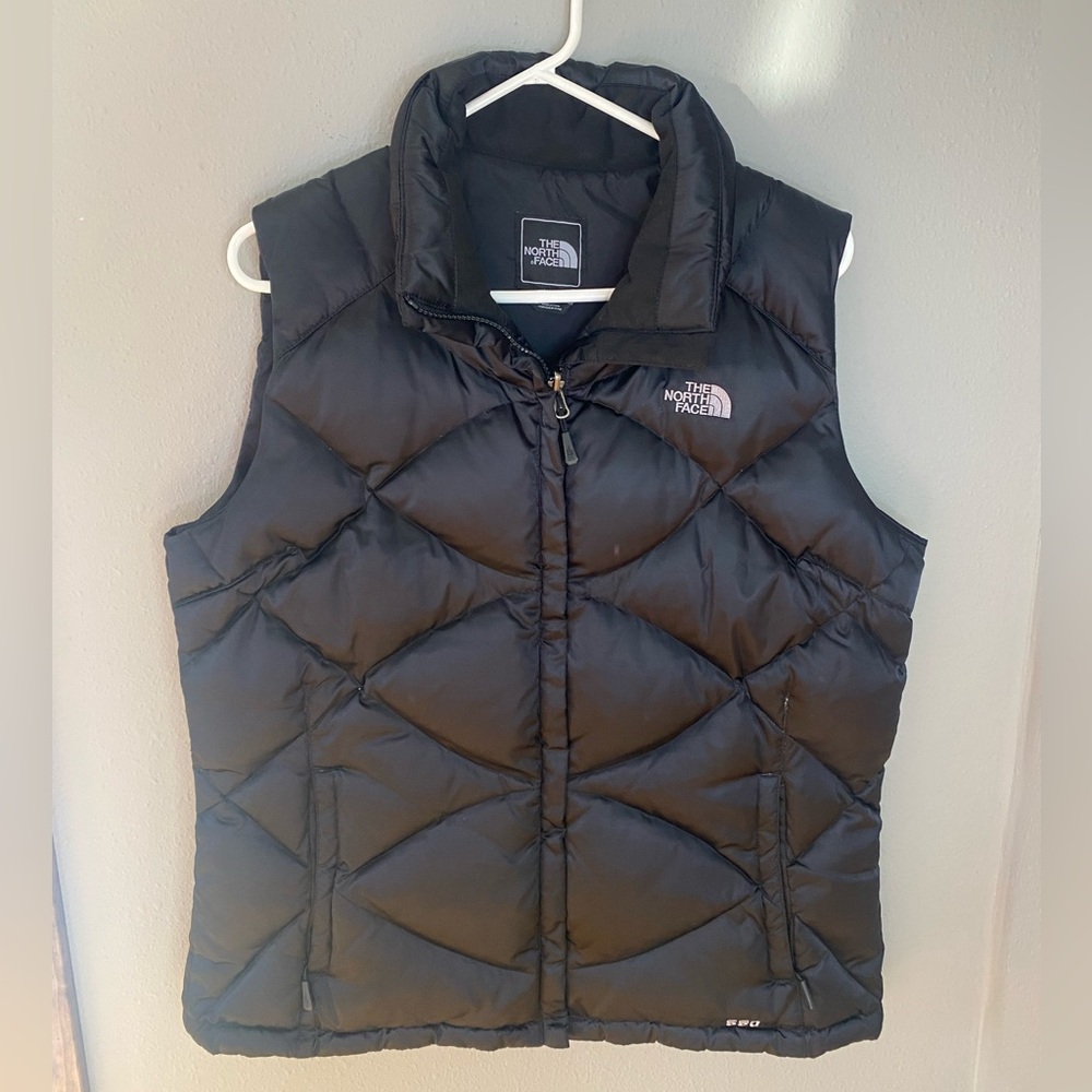 Black North Face Vest - Goose Down